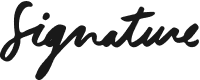 brand signature logo